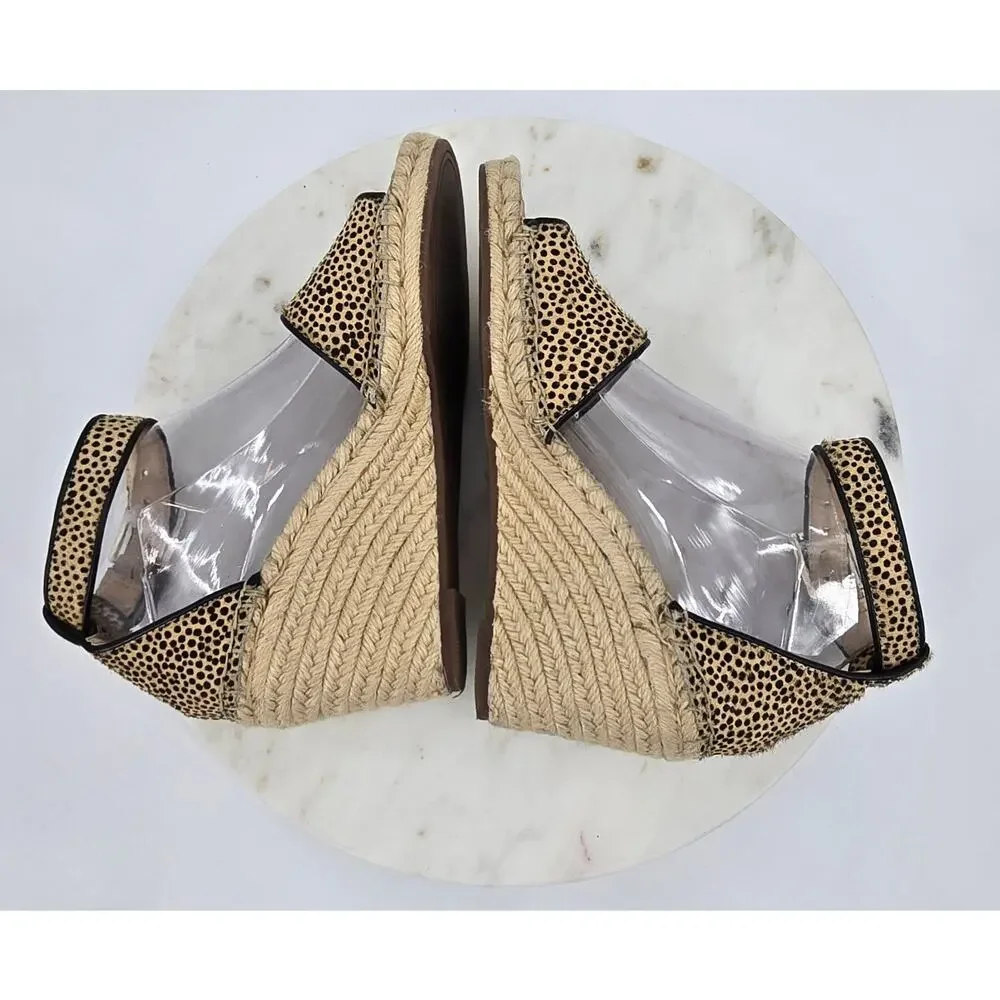 Vince Camuto VC-Leera‎ Cow Hair Espadrille Wedges